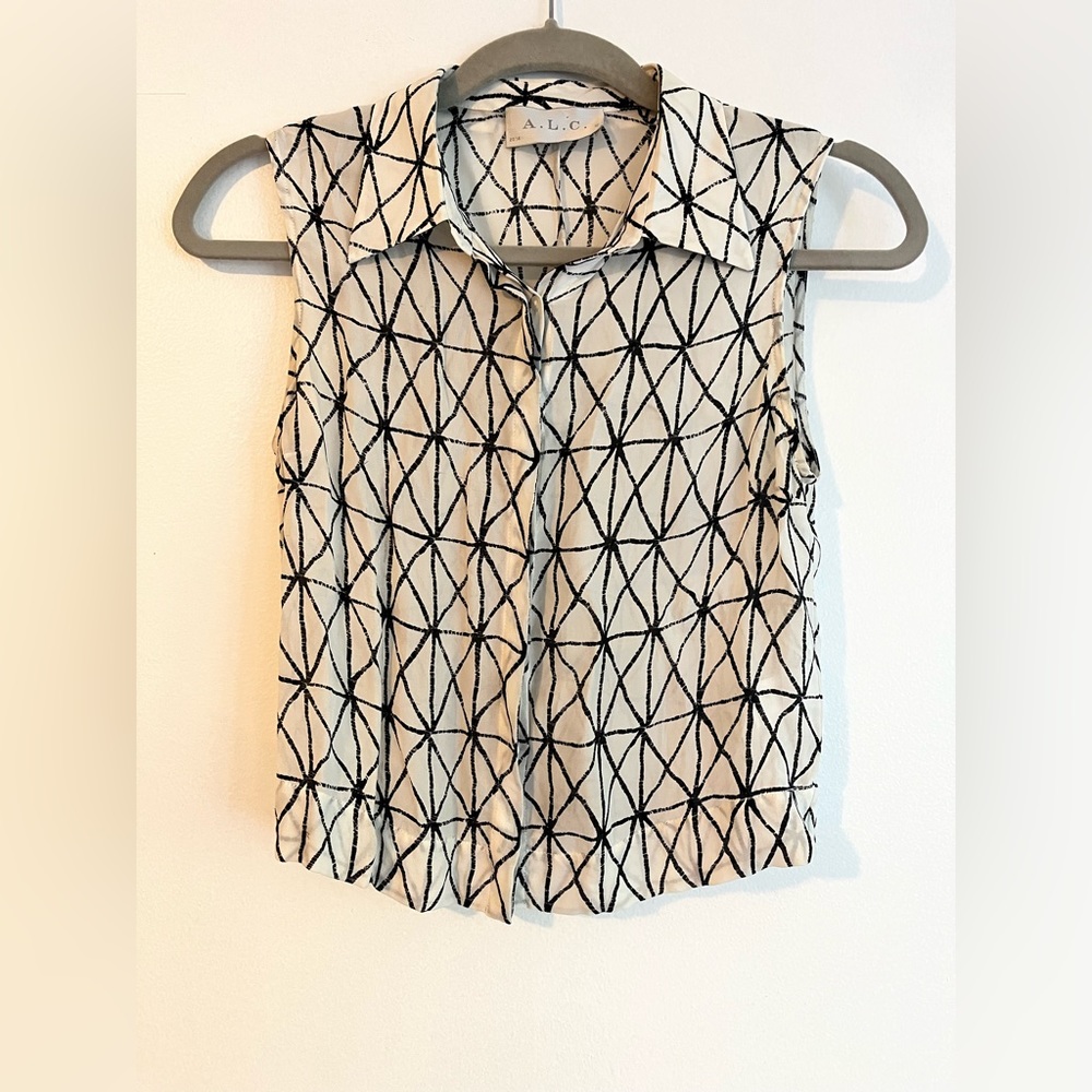 ALC silk button up